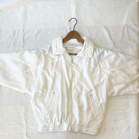 Adidas Vintage 90s Track Jacket in White - Picture 11 of 16